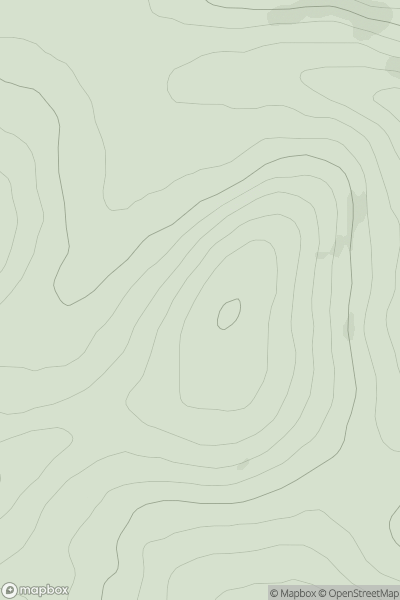 Thumbnail image for Gallows Hill [Tomintoul to Banff] showing contour plot for surrounding peak